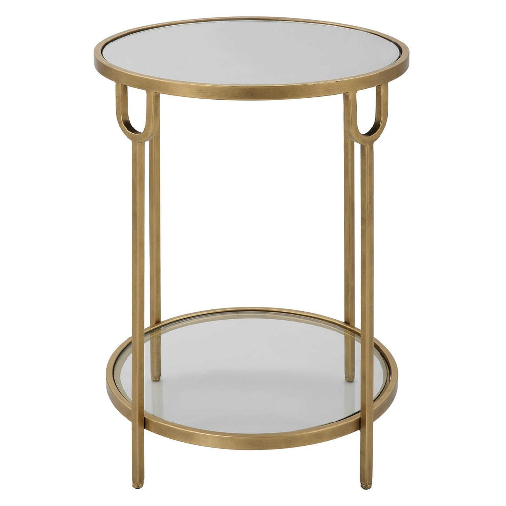 Keiichi Ula Side Table Brass