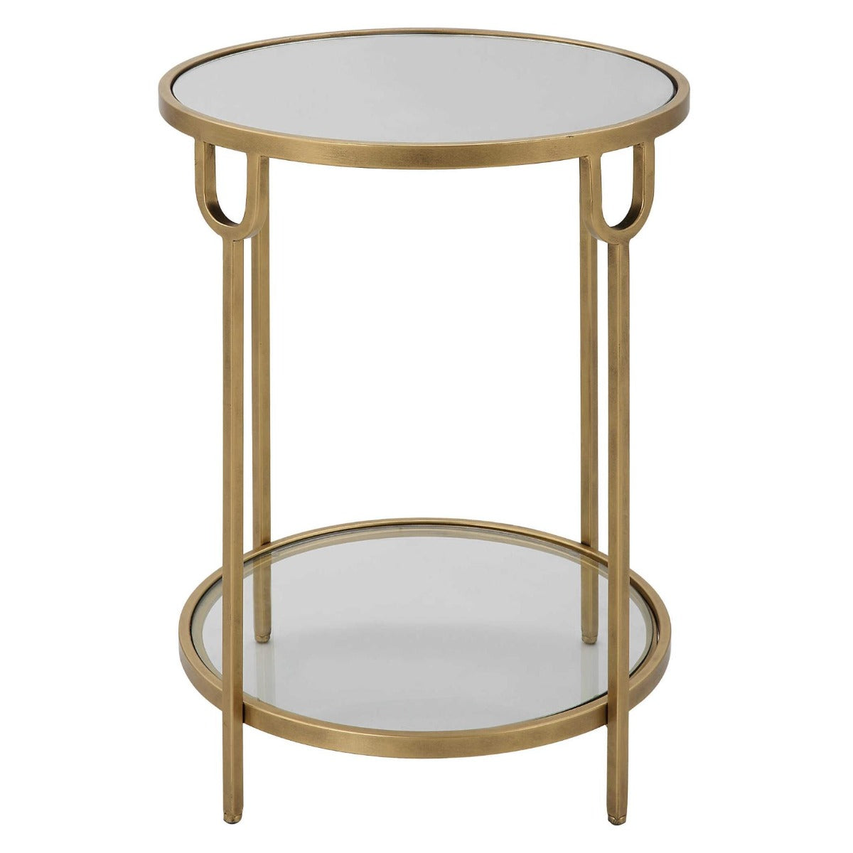 Keiichi Ula Side Table Brass