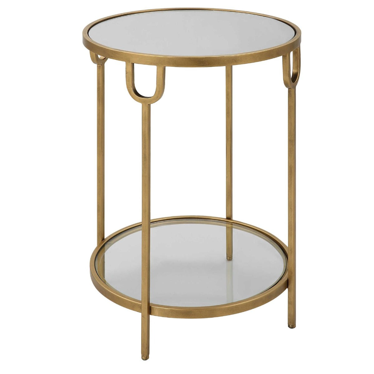 Keiichi Ula Side Table Brass, view 3