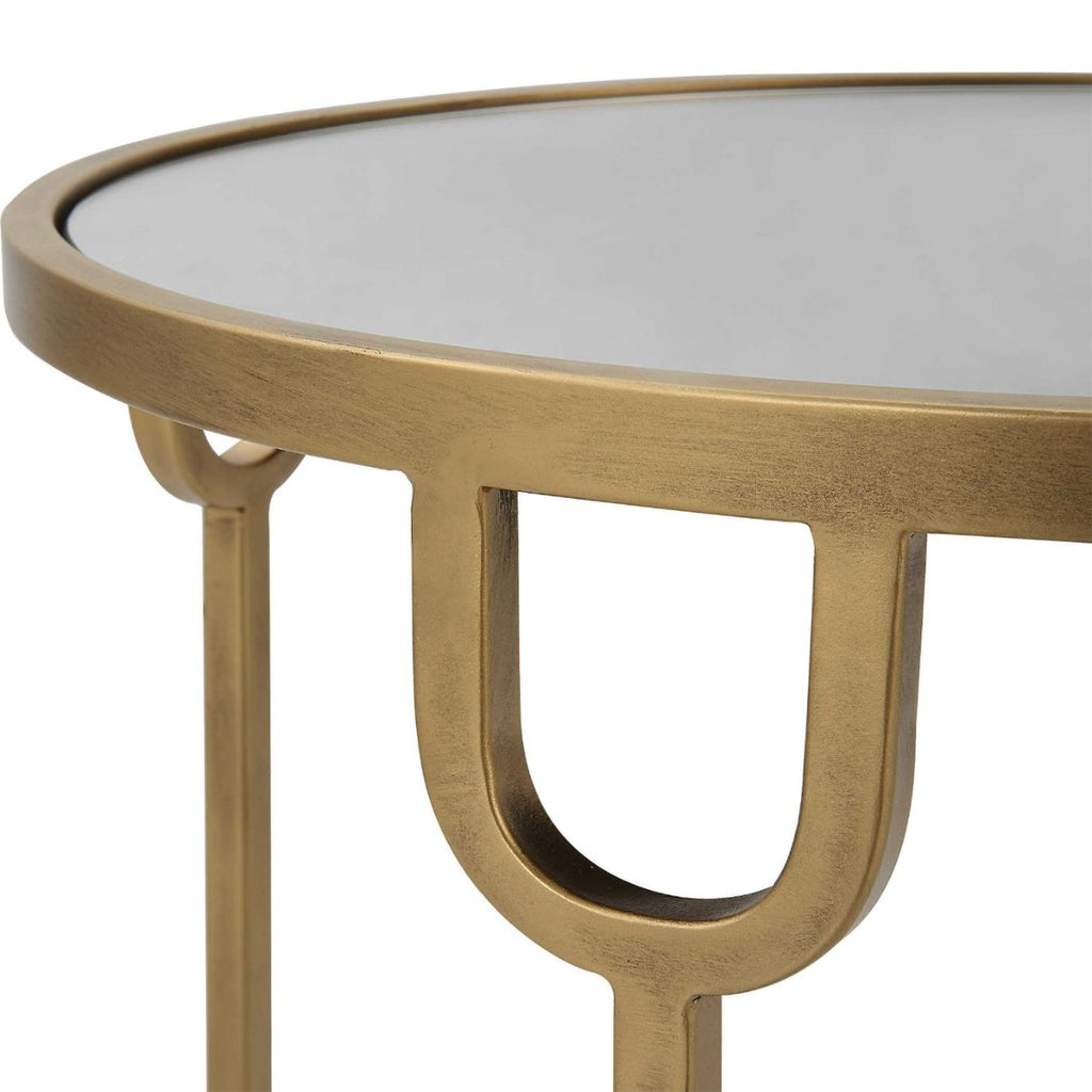 Keiichi Ula Side Table Brass, view 4