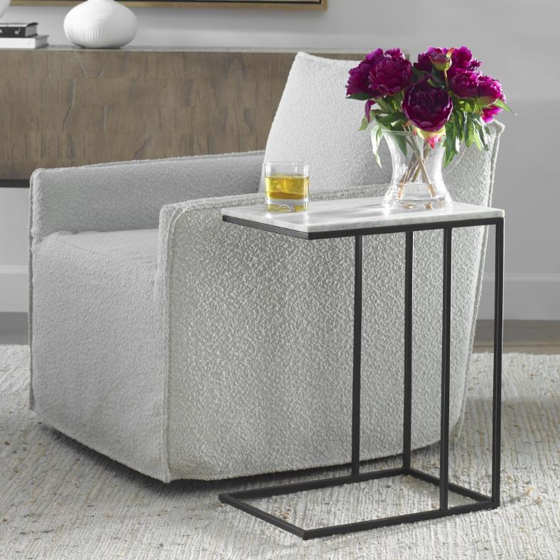 Keiichi Thomas Side Table Marble Top, view 2