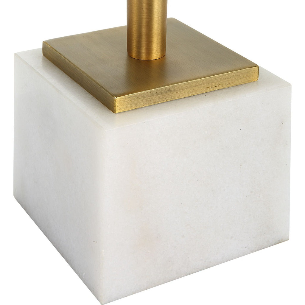 Keiichi Crisp Drinks Table Marble & Brass, view 3