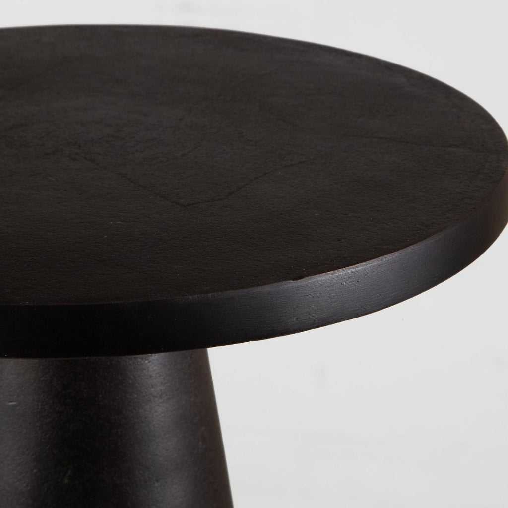 Keiichi Tulip Side Table Black, view 4