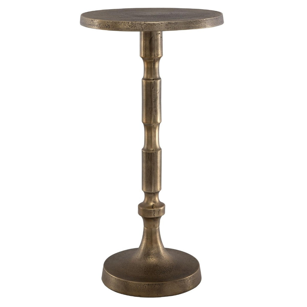 Keiichi Turner Drinks Table Brass Finish