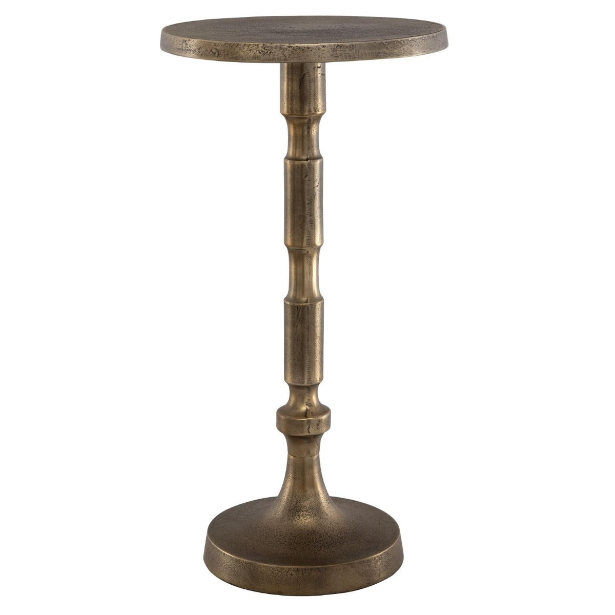 Keiichi Turner Drinks Table Brass Finish