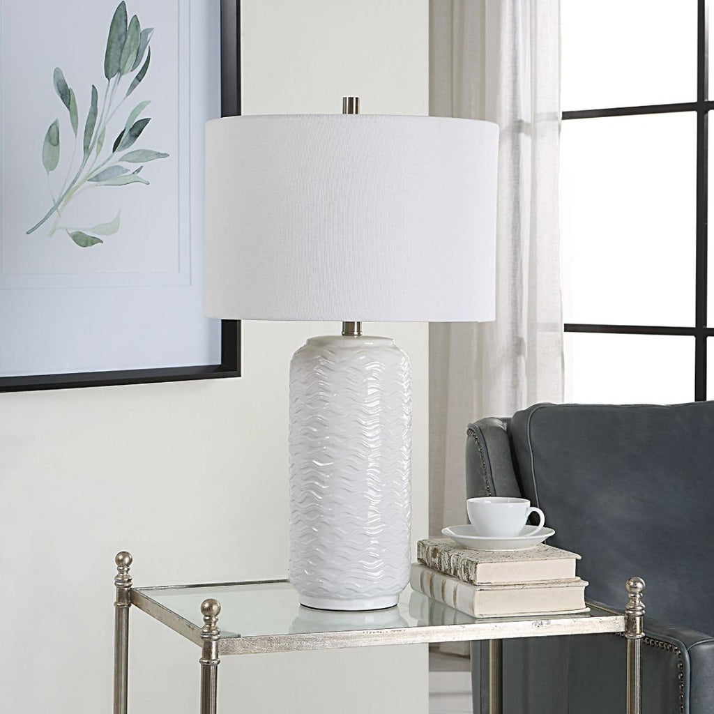 Keiichi Seaview Table Lamp in White, view 3