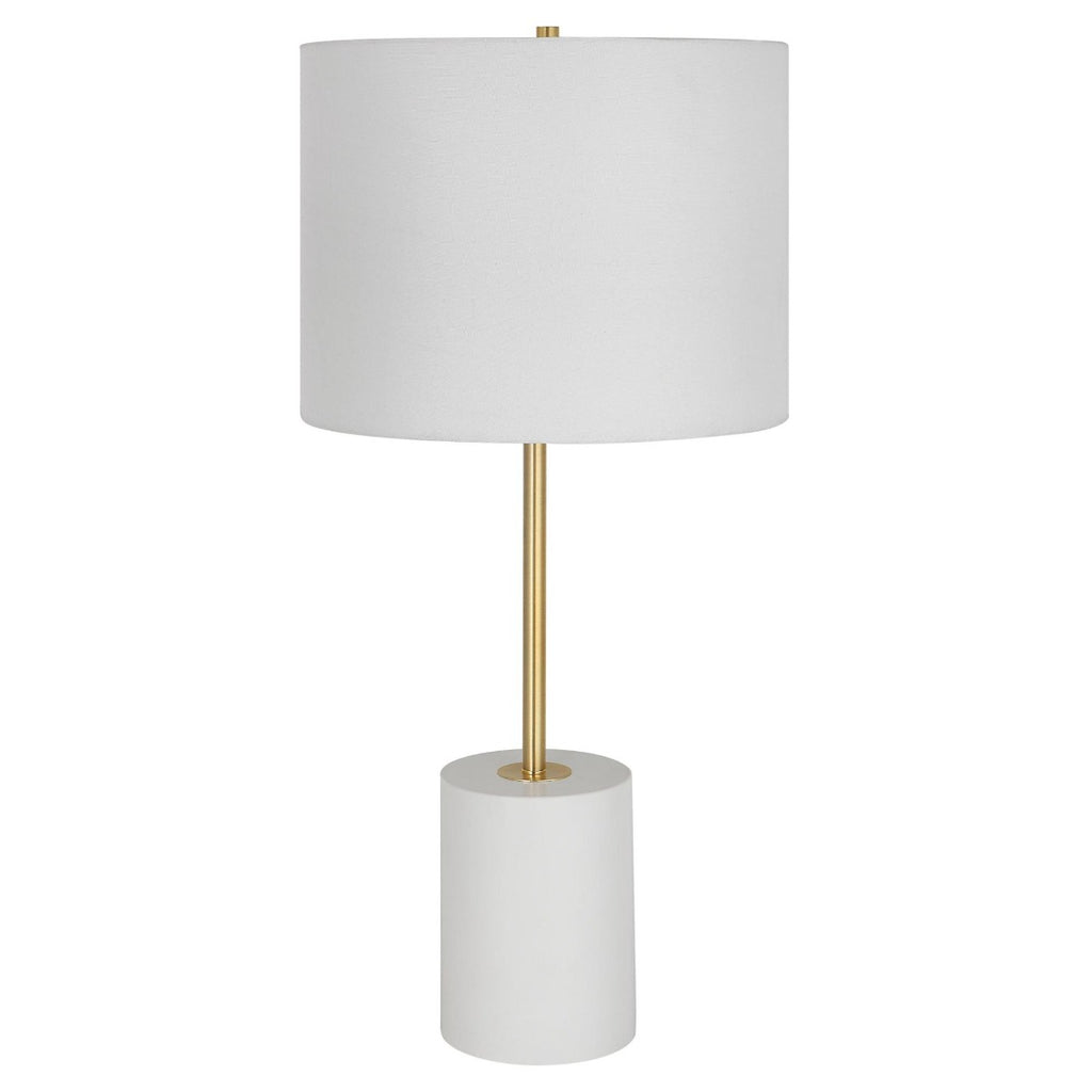 Keiichi Simplistic Table Lamp in White
