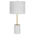 Keiichi Simplistic Table Lamp in White