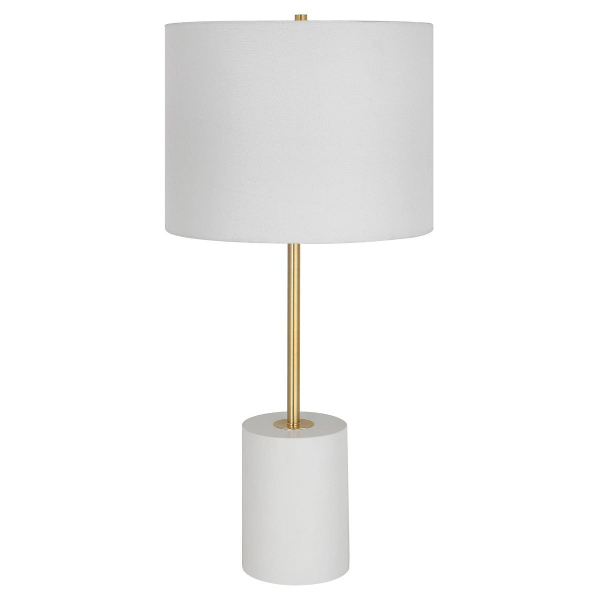 Keiichi Simplistic Table Lamp in White