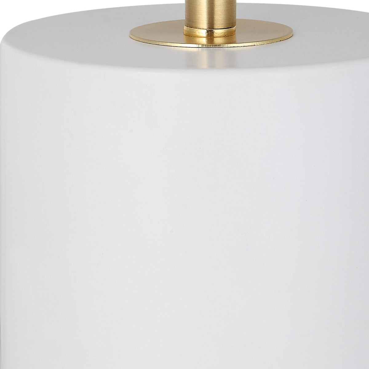 Keiichi Simplistic Table Lamp in White, view 5
