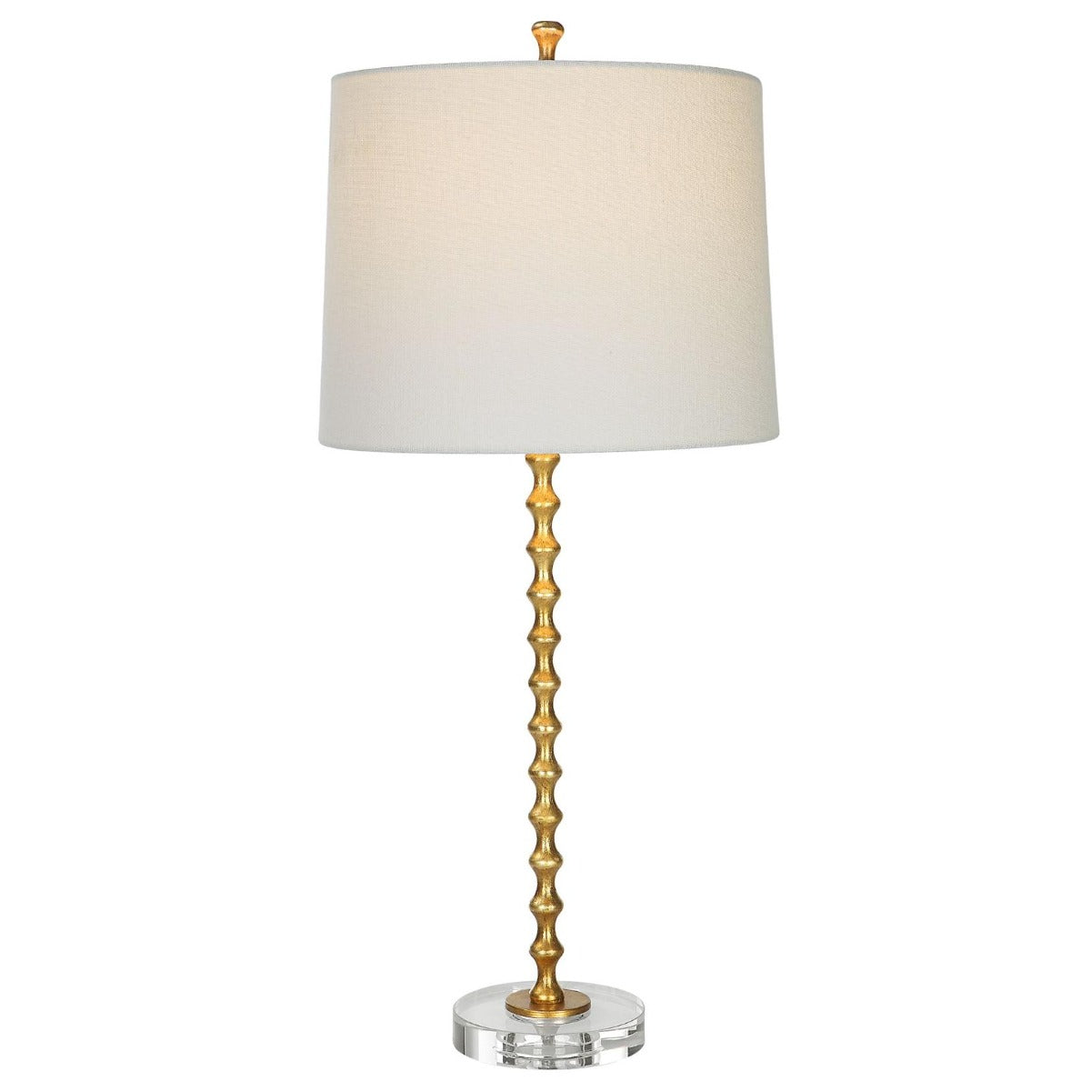 Keiichi Hourglass Table Lamp in Brass - Set of 2