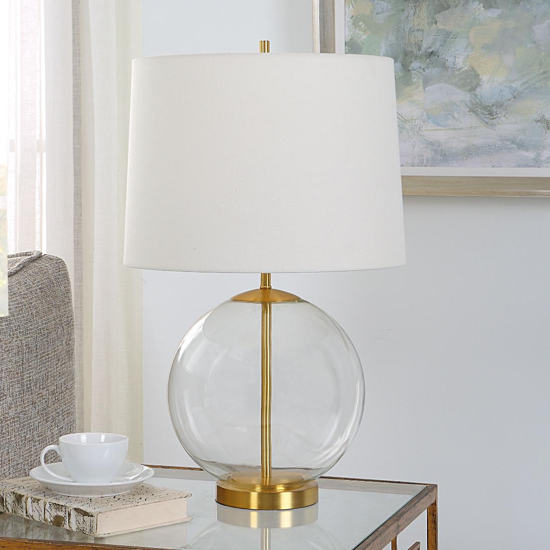 Keiichi Clear Globe Table Lamp, view 3