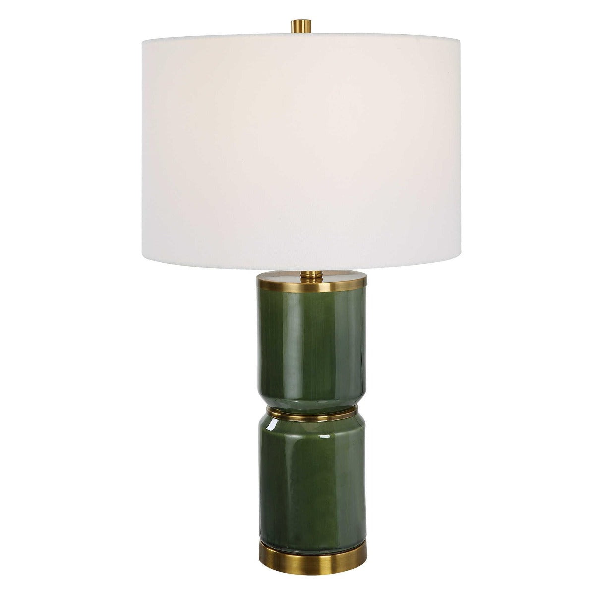 Keiichi Lilian Table Lamp in Moss Green