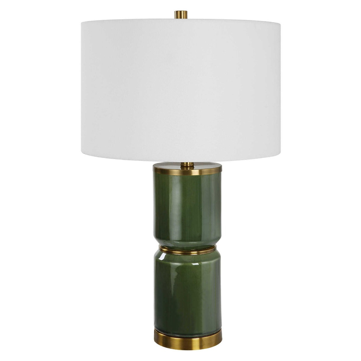 Keiichi Lilian Table Lamp in Moss Green, view 3