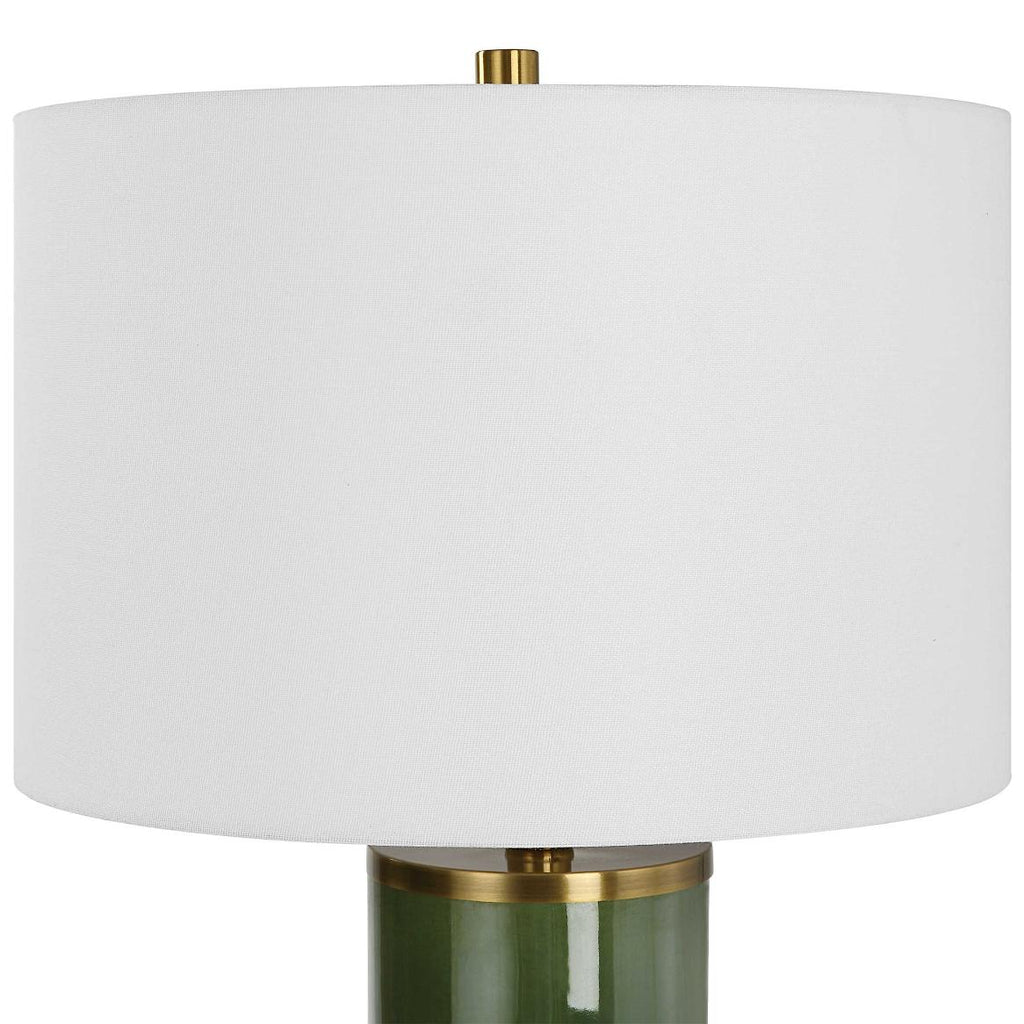 Keiichi Lilian Table Lamp in Moss Green, view 4