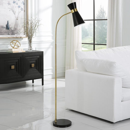 Keiichi Ambrose Floor Lamp in Black, view 2