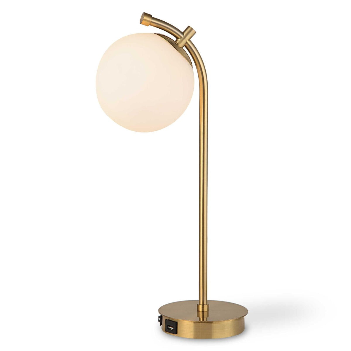 Keiichi Droplet Table Lamp in Brass, view 3