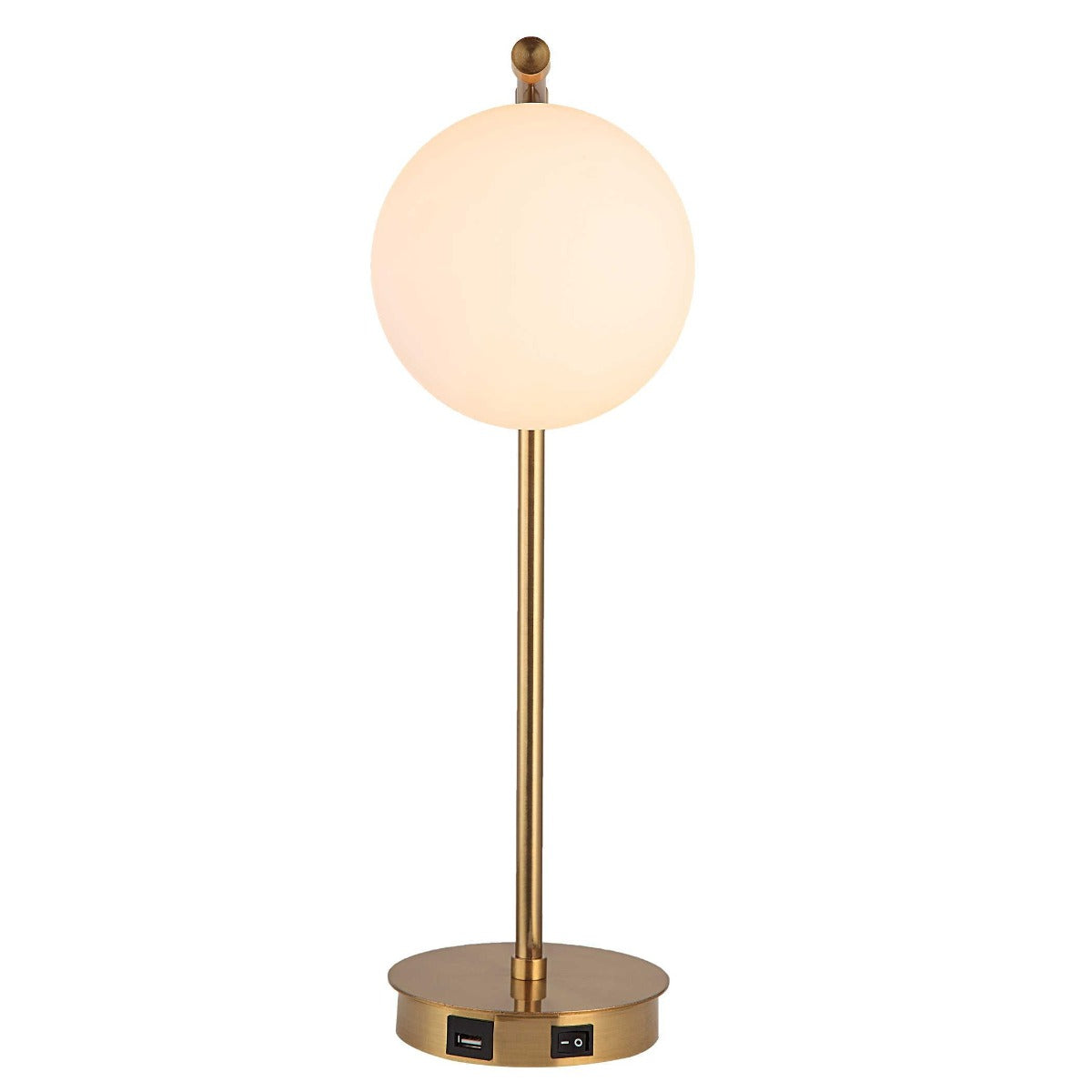 Keiichi Droplet Table Lamp in Brass, view 5