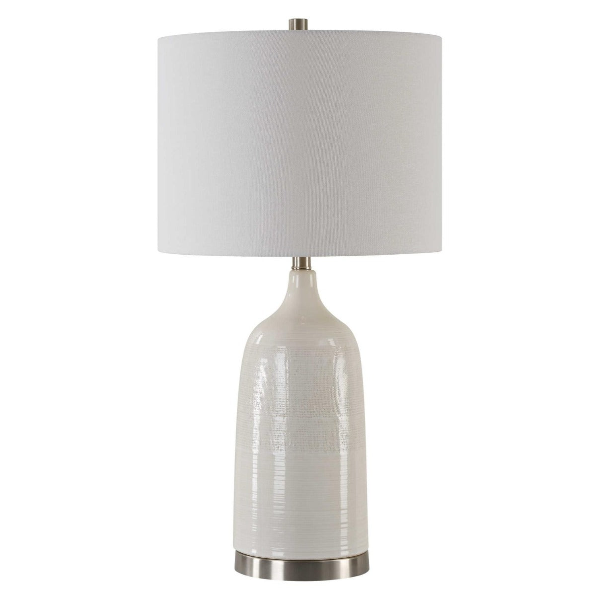 Keiichi Linen Table Lamp, view 3