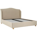 Keiichi Wilmcote Winged Upholstered Bed